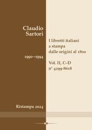 Cover von I libretti italiani a stampa dalle origini al 1800. Catalogo analitico con 16 indici