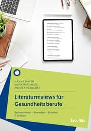 Cover von Literaturreviews für Gesundheitsberufe