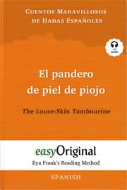 Cover von El pandero de piel de piojo / The Louse-Skin Tambourine (with audio-online) - Ilya Franks Reading Method - Bilingual edition Spanish-English