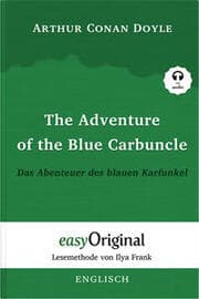 Cover von The Adventure of the Blue Carbuncle / Das Abenteuer des blauen Karfunkel (Buch + Audio-Online) - Lesemethode von Ilya Frank - Zweisprachige Ausgabe Englisch-Deutsch