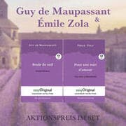 Cover von Guy de Maupassant & Émile Zola (Bücher + Audio-Online) - Lesemethode von Ilya Frank