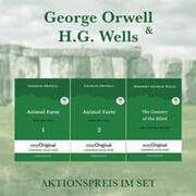 Cover von George Orwell & H.G. Wells (Bücher + 3 MP3 Audio-CDs) - Lesemethode von Ilya Frank