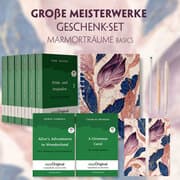 Cover von Große Meisterwerke Geschenkset - 8 Bücher (Softcover+ Audio-Online) + Marmorträume Schreibset Basics