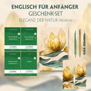 Cover von Englisch für Anfänger Geschenkset - 4 Bücher (mit Audio-Online) + Eleganz der Natur Schreibset Premium