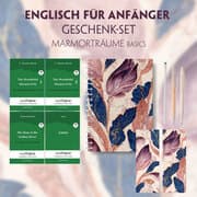 Cover von Englisch für Anfänger Geschenkset - 4 Bücher (mit Audio-Online) + Marmorträume Schreibset Basics