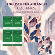 Cover von Englisch für Anfänger Geschenkset - 4 Bücher (mit Audio-Online) + Marmorträume Schreibset Premium