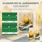 Cover von Klassiker des 20. Jahrhunderts Geschenkset - 4 Bücher (mit Audio-Online) + Eleganz der Natur Schreibset Basics
