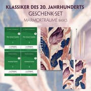 Cover von Klassiker des 20. Jahrhunderts Geschenkset - 4 Bücher (mit Audio-Online) + Marmorträume Schreibset Basics