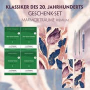 Cover von Klassiker des 20. Jahrhunderts Geschenkset - 4 Bücher (mit Audio-Online) + Marmorträume Schreibset Premium
