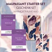 Cover von Guy de Maupassant Starter-Paket Geschenkset 3 Bücher (mit Audio-Online) + Marmorträume Schreibset Basics