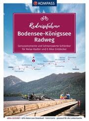 Cover von KOMPASS Radreiseführer Bodensee-Königssee Radweg