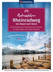 Cover von KOMPASS Radreiseführer Rheinradweg von Basel bis Mainz