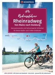 Cover von KOMPASS Radreiseführer Rheinradweg von Mainz bis Duisburg
