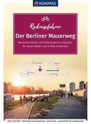Cover von KOMPASS Radreiseführer Der Berliner Mauerweg