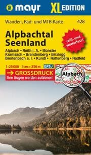 Cover von Mayr Wanderkarte Alpbachtal, Seenland XL 1:25.000