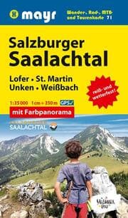 Cover von Mayr Wanderkarte Salzburger Saalachtal, Lofer, St. Martin, Unken, Weißbach 1:35.000