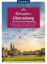 Cover von KOMPASS Radreiseführer Elberadweg, Von Prag nach Magdeburg