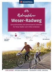 Cover von KOMPASS Radreiseführer Weser-Radweg
