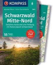 Cover von KOMPASS Wanderführer Schwarzwald Mitte-Nord, 50 Touren mit Extra-Tourenkarte