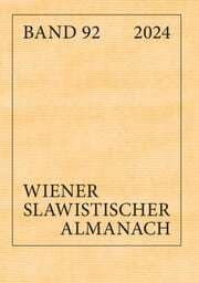 Cover von Wiener Slawistischer Almanach