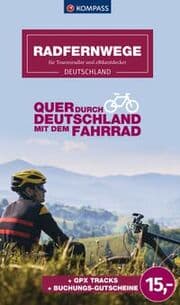 Cover von KOMPASS Radfernwege quer durch Deutschland