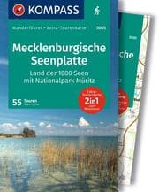 Cover von KOMPASS Wanderführer Mecklenburgische Seenplatte, Land der 1000 Seen mit Nationalpark Müritz, 55 Touren mit Extra-Tourenkarte