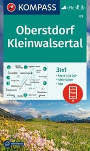 Cover von KOMPASS Wanderkarte 03 Oberstdorf, Kleinwalsertal 1:25.000