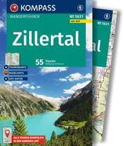 Cover von KOMPASS Wanderführer Zillertal, 55 Touren mit Extra-Tourenkarte