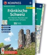 Cover von KOMPASS Wanderführer Fränkische Schweiz mit Oberem Maintal und Hersbrucker Schweiz, 55 Touren mit Extra-Tourenkarte