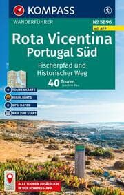 Cover von KOMPASS Wanderführer Costa Vicentina, Portugal Süd: Fischerpfad und Historischer Weg, 40 Touren mit Extra-Tourenkarte