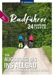 Cover von KOMPASS Radführer von Augsburg bis ins Allgäu