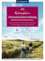 Cover von KOMPASS Radreiseführer Ostseeküstenradweg Mecklenburg-Vorpommern