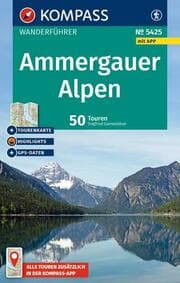Cover von KOMPASS Wanderführer Ammergauer Alpen, 50 Touren mit Extra-Tourenkarte