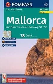 Cover von KOMPASS Wanderführer Mallorca, 78 Touren mit Extra-Tourenkarte