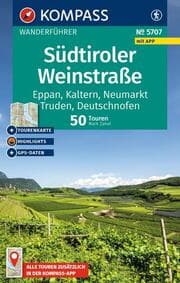 Cover von KOMPASS Wanderführer Südtiroler Weinstraße, 50 Touren mit Extra-Tourenkarte
