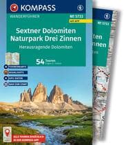 Cover von KOMPASS Wanderführer Sextner Dolomiten, Naturpark Drei Zinnen - Herausragende Dolomiten, 50 Touren mit Extra-Tourenkarte