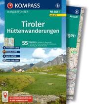 Cover von KOMPASS Wanderführer Tiroler Hüttenwanderungen, 55 Touren mit Extra-Tourenkarte