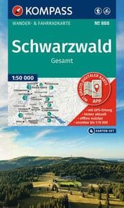 Cover von KOMPASS Wanderkarten-Set 888 Schwarzwald Gesamt 1:50.000