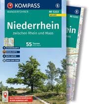 Cover von KOMPASS Wanderführer Niederrhein, zwischen Rhein und Maas, 55 Touren mit Extra-Tourenkarte