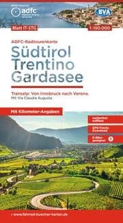 Cover von BVA ADFC Radtourenkarte Südtirol, Trentino, Gardasee 1:150.000