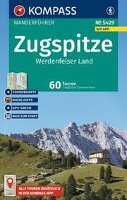 Cover von KOMPASS Wanderführer Zugspitze, Werdenfelser Land, 60 Touren mit Extra-Tourenkarte