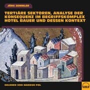 Cover von Tertiäre Sektoren, Analyse der Konsequenz im Begriffskomplex Hotel Bauer und dessen Kontext