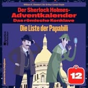 Cover von Die Liste der Papabili (Der Sherlock Holmes-Adventkalender: Das römische Konklave, Folge 12)