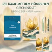Cover von Die Dame mit dem Hündchen Geschenkset (Buch mit Audio-Online) + Eleganz der Natur Schreibset Premium
