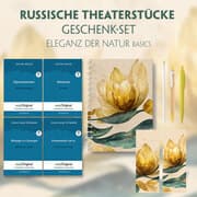 Cover von Russische Theaterstücke Geschenkset - 4 Bücher (mit Audio-Online) + Eleganz der Natur Schreibset Basics