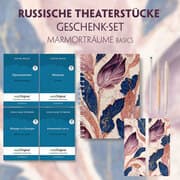 Cover von Russische Theaterstücke Geschenkset - 4 Bücher (mit Audio-Online) + Marmorträume Schreibset Basics