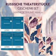Cover von Russische Theaterstücke Geschenkset - 4 Bücher (mit Audio-Online) + Marmorträume Schreibset Premium