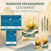 Cover von Russische Erzählungen Geschenkset - 3 Bücher (mit Audio-Online) + Eleganz der Natur Schreibset Premium