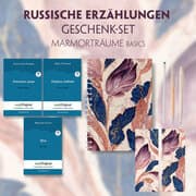 Cover von Russische Erzählungen Geschenkset - 3 Bücher (mit Audio-Online) + Marmorträume Schreibset Basics