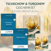 Cover von Tschechow & Turgenew Geschenkset - 2 Bücher (Softcover mit Audio-Online) + Eleganz der Natur Schreibset Basics